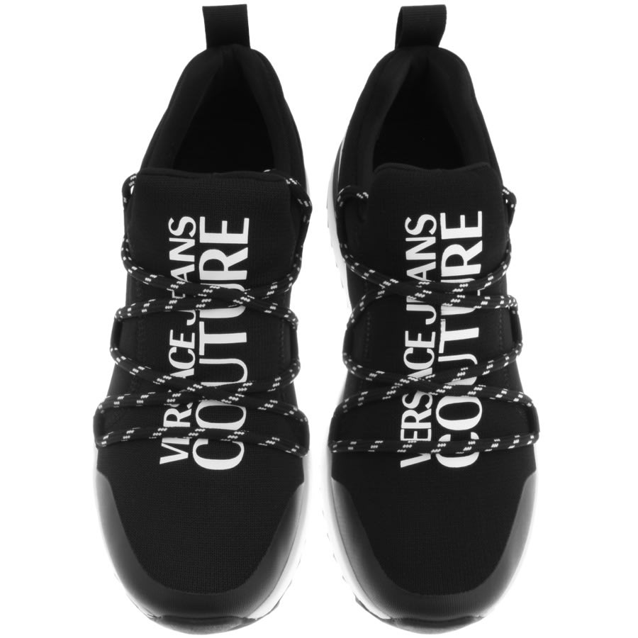 Alternative Image for ProductVersace Jeans Couture Logo Trainers Black3